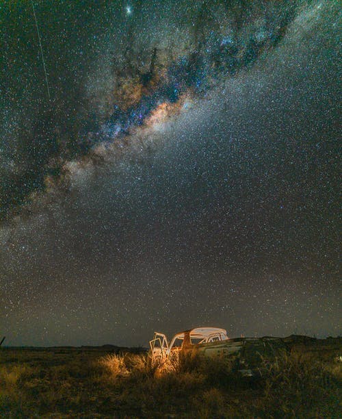 夜空的风景 · 免费素材图片