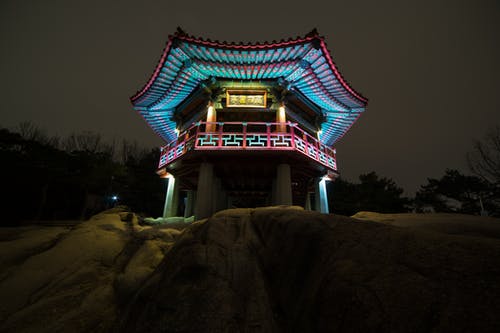 蓝绿色白宫 · 免费素材图片