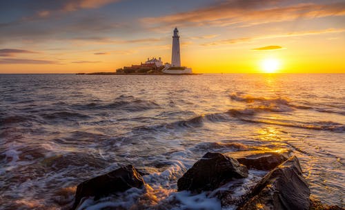有关地平线, 太阳, 导航的免费素材图片