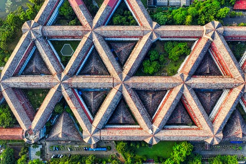 茂物农业大学的顶视图照片 · 免费素材图片