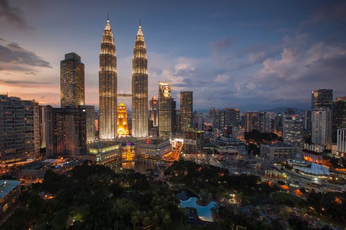 马来西亚吉隆坡双子塔 · 免费素材图片