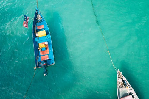 有关俯视图, 停泊, 冷静的免费素材图片