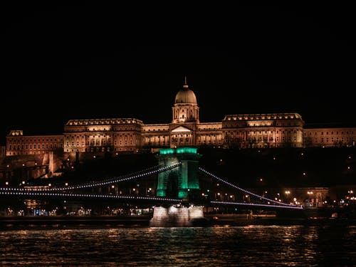 夜间大桥的照片 · 免费素材图片