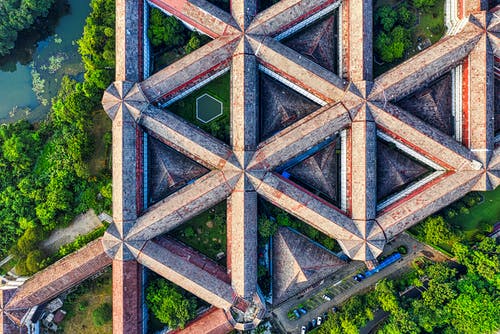 茂物农业大学的顶视图照片 · 免费素材图片