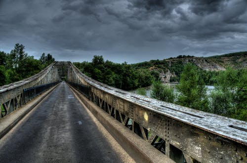 有关HDR, 暴风雨, 桥的免费素材图片