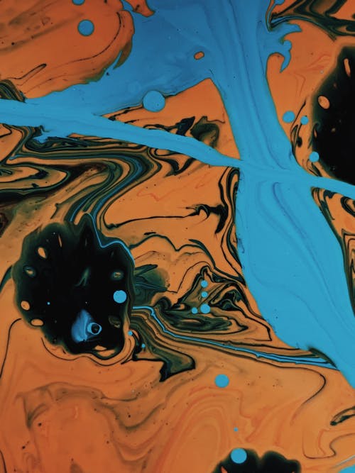 棕色抽象绘画 · 免费素材图片