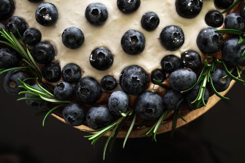 蓝莓蛋糕 · 免费素材图片
