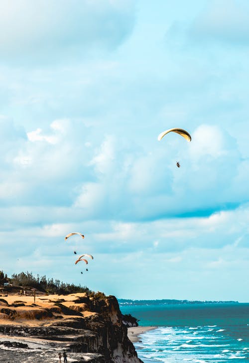 空中滑翔伞的照片 · 免费素材图片