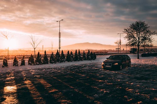 有关交通系统, 停车场, 冬季的免费素材图片