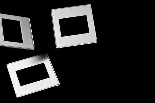 三个方形白色框架 · 免费素材图片