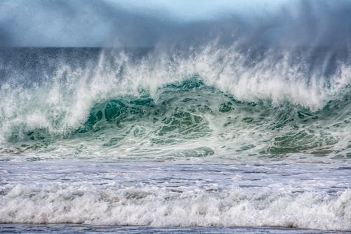 有关户外, 波浪撞击, 海的免费素材图片