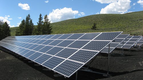 黑色和银色太阳能电池板 · 免费素材图片