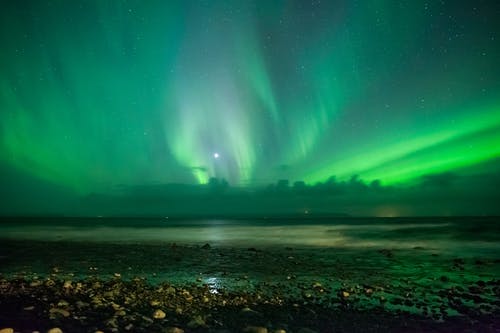 有关北极, 反映, 夜空的免费素材图片