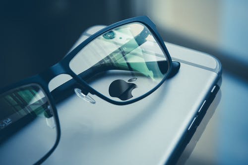 太空灰眼镜iphone 6 · 免费素材图片