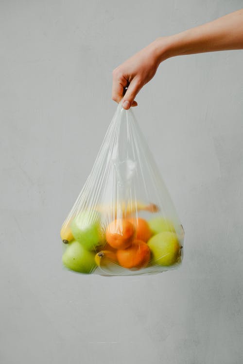 装在塑料袋里的水果 · 免费素材图片