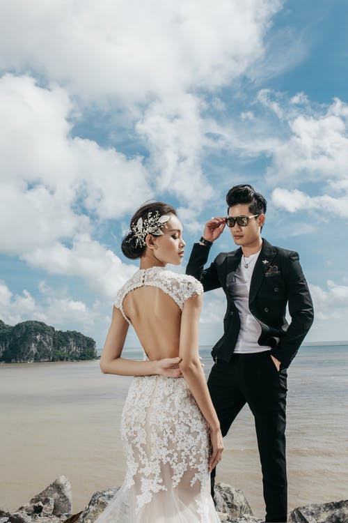 新婚夫妇 · 免费素材图片