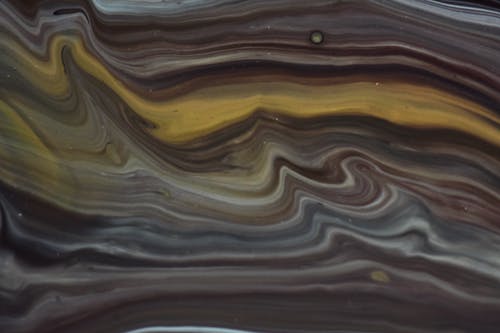 绿色和棕色的抽象绘画 · 免费素材图片