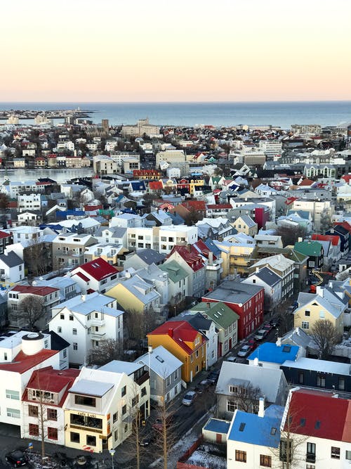 有关冰岛, 垂直拍摄, 城市的免费素材图片