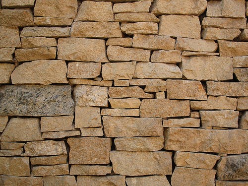 棕墙石 · 免费素材图片