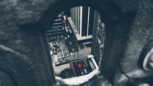 汽车航空摄影 · 免费素材图片