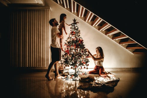 家庭装饰圣诞树 · 免费素材图片