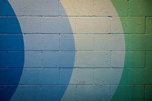 彩色混凝土墙 · 免费素材图片