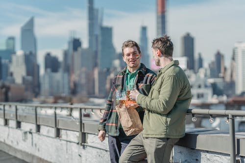 有关一起, 人行道, 侧面图的免费素材图片
