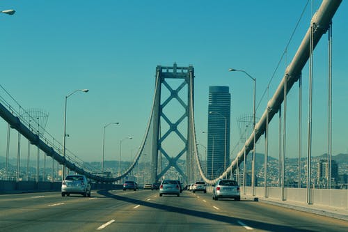 有关奥克兰, 桥, 汽车的免费素材图片