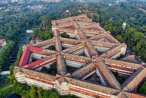 白天建筑物的鸟瞰图 · 免费素材图片