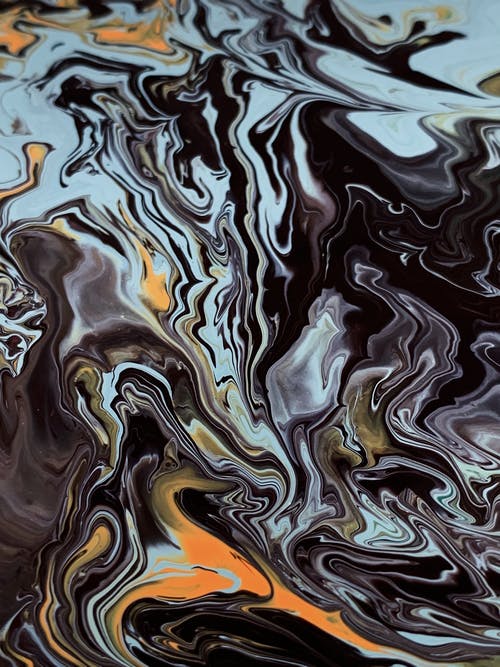 液体抽象绘画 · 免费素材图片