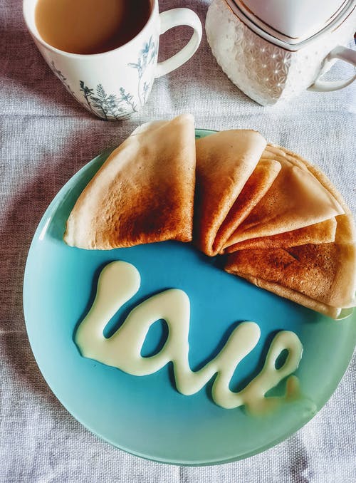 有关俯视图, 可口的, 可丽饼的免费素材图片