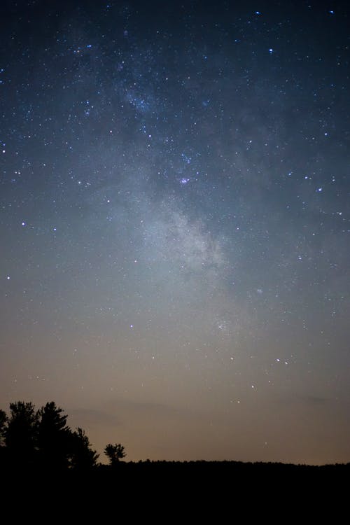 有关galaxy, 剪影, 夜空的免费素材图片