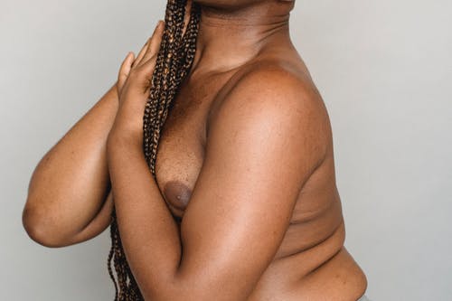 白色背景的种族雌雄同体的人 · 免费素材图片