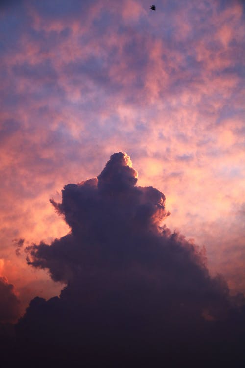 日落时天空中的云彩 · 免费素材图片