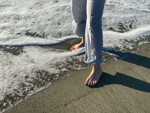 海滩人 · 免费素材图片