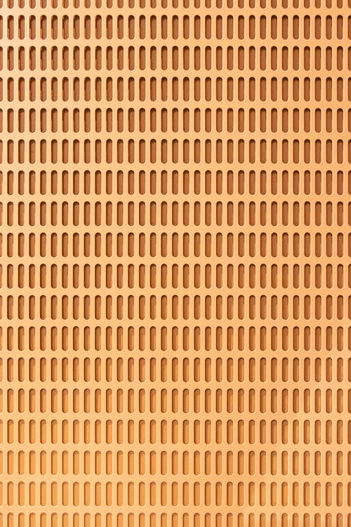 橙色的墙与几何设计 · 免费素材图片