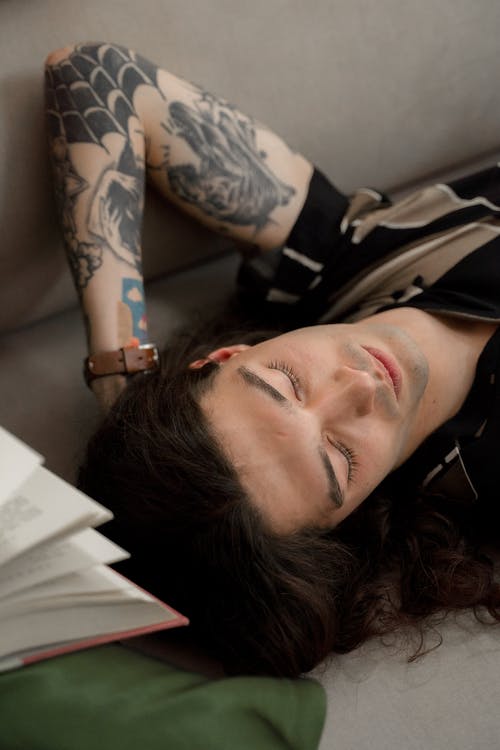 有关人, 刺青, 垂直拍摄的免费素材图片