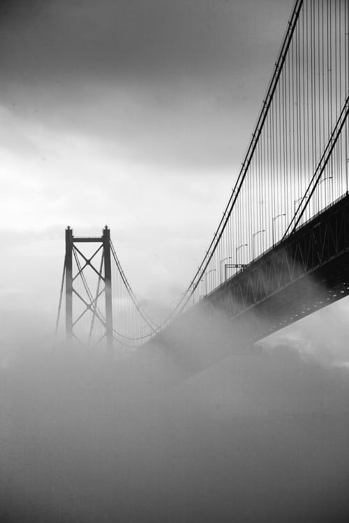 桥的单色照片 · 免费素材图片