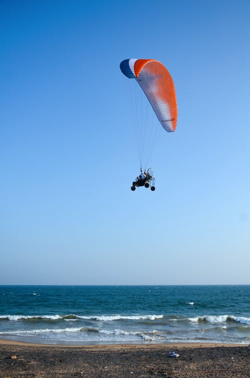 有关休闲, 动力伞, 动力滑翔伞的免费素材图片