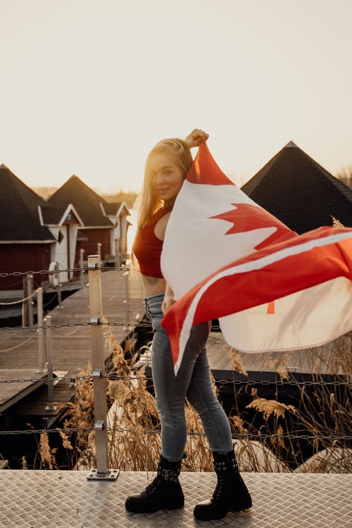 有关加拿大, 加拿大国旗, 垂直拍摄的免费素材图片
