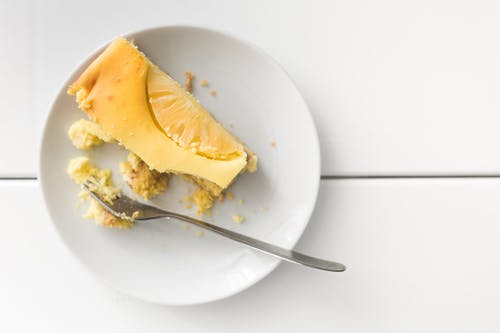 有关乳酪蛋糕, 叉子, 好吃的免费素材图片