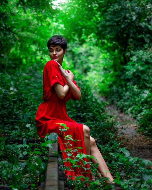 有关坐, 垂直拍摄, 女人的免费素材图片