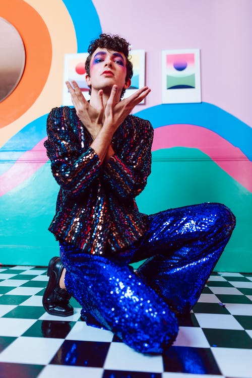 有关亮片, 低角度拍摄, 化妆的免费素材图片