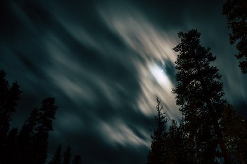 傍晚的天空的风景照片 · 免费素材图片