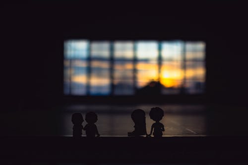 有关一对, 剪影, 创作的的免费素材图片