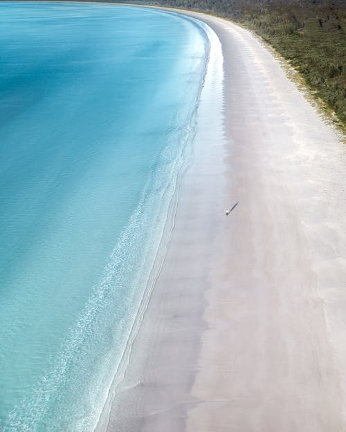 夏季热带海洋附近的沙滩 · 免费素材图片