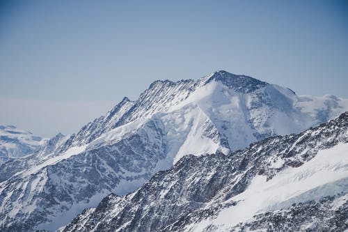 阿尔卑斯山的航拍 · 免费素材图片