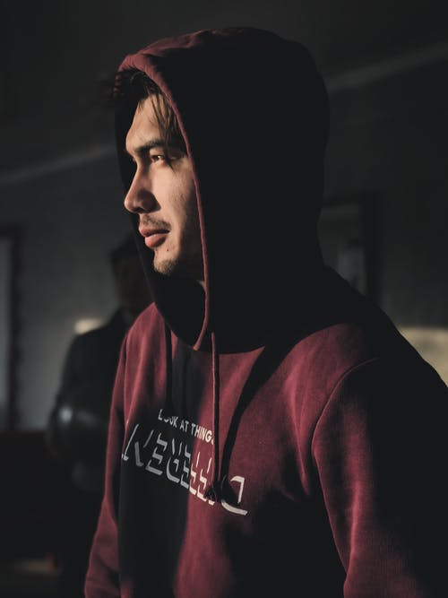 有关人, 侧面图, 兜帽的免费素材图片