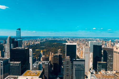 纽约曼哈顿中央公园城市公园的鸟瞰图 · 免费素材图片