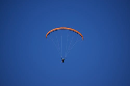 人滑翔伞 · 免费素材图片